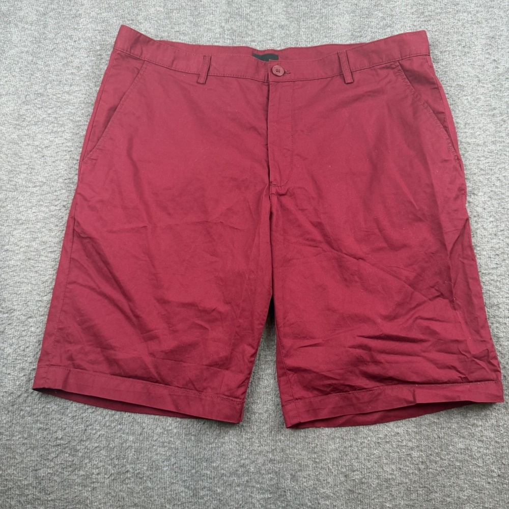 H&M Chino Shorts‎ Men's 36R Burgundy Red Cotton Casual Summer